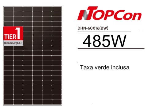 Panouri solare DAH TopCon DHN-60X16BW 485W