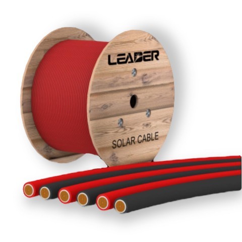 Cablu fotovoltaic rosu 4mm LEADER