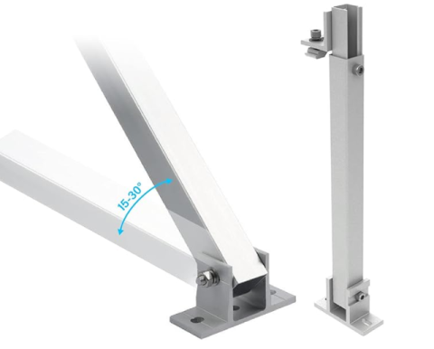 Picior spate reglabil 30-60 grade prindere panou solar fotovoltaic LP