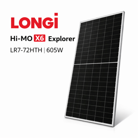 Panouri fotovoltaice LONGI 605W monocristalin HI-MO X6 LR7-HTH-605M