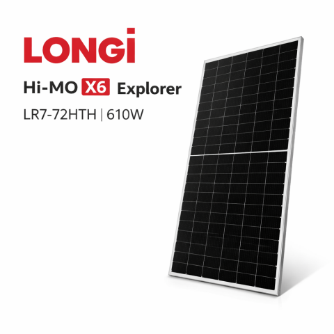 Panouri fotovoltaice LONGI 610W monocristalin HI-MO X6 LR7-HTH-610M